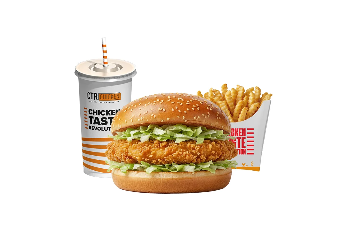 Fried Chicken Burger Menu
