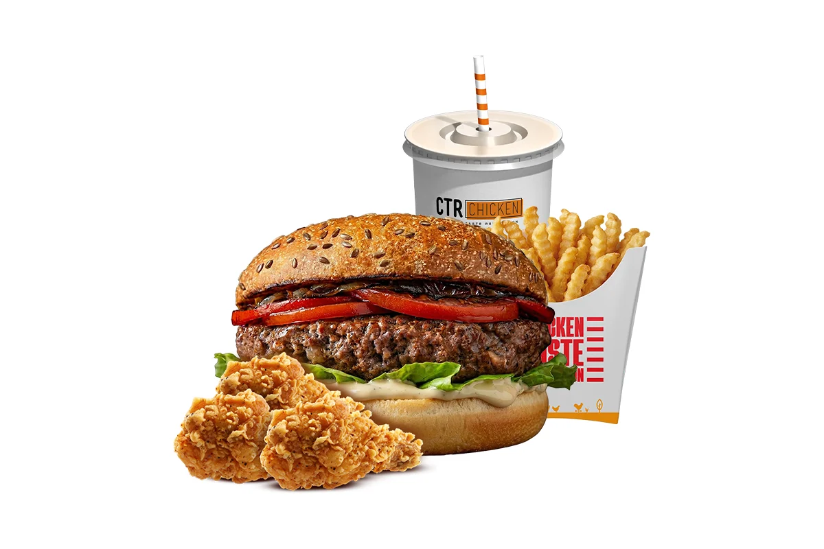Combo Gourmet Burger Menu