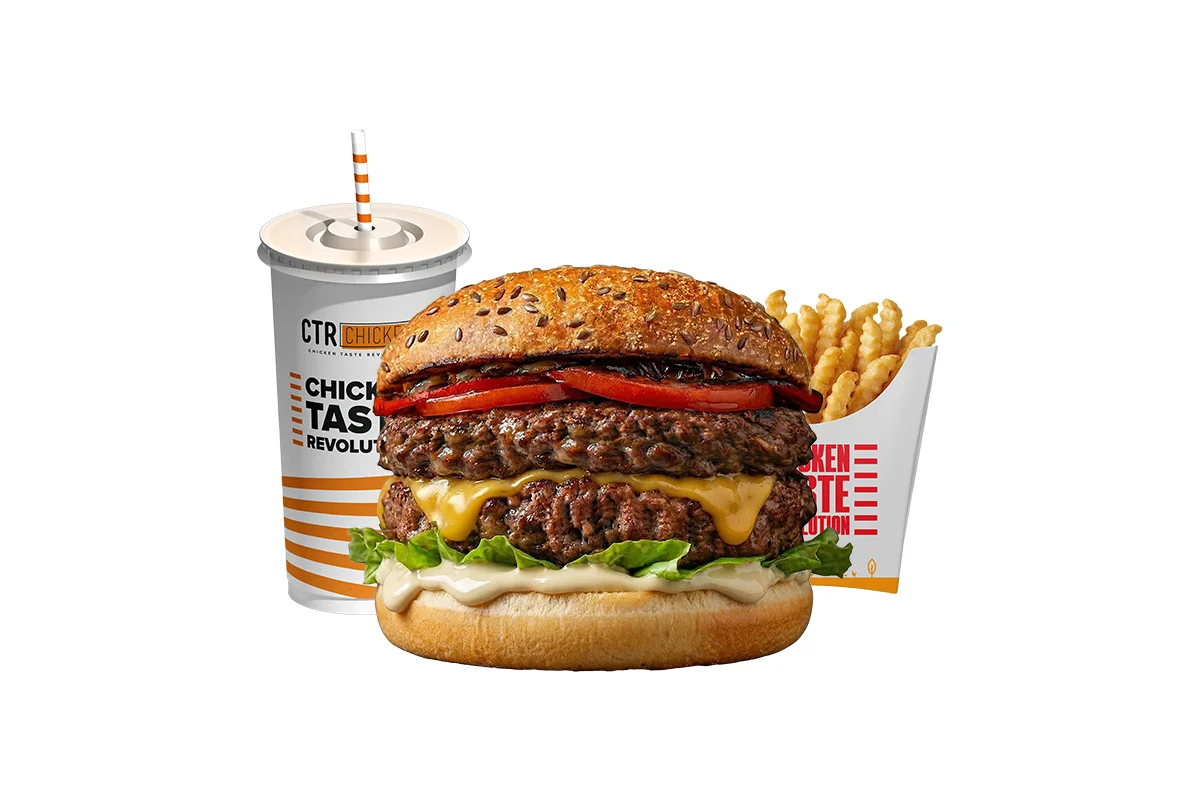 Double Gourmet Burger Menu