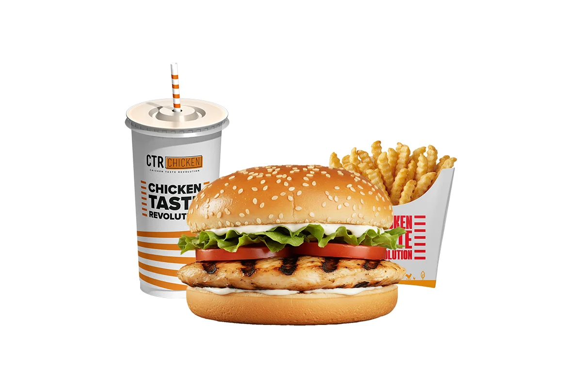 Grilled Chicken Burger Menu