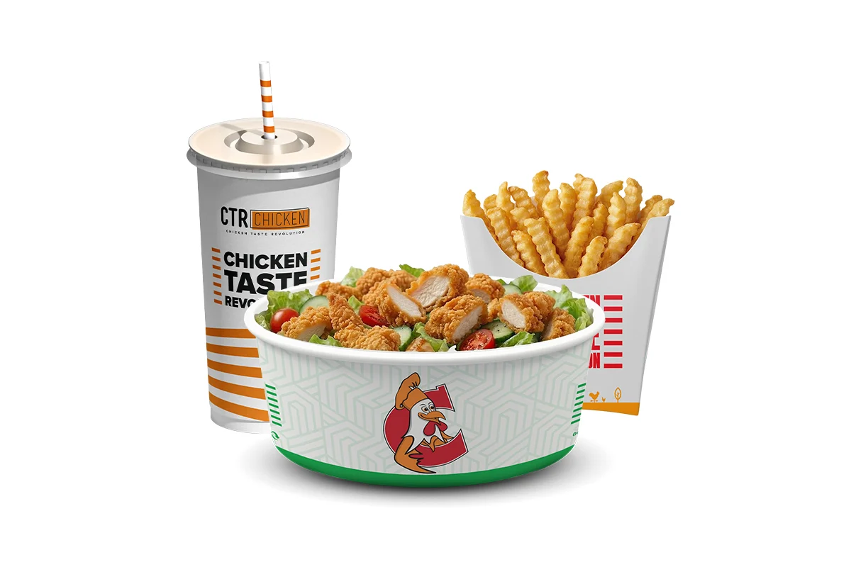 Fried Chicken Salad Menu