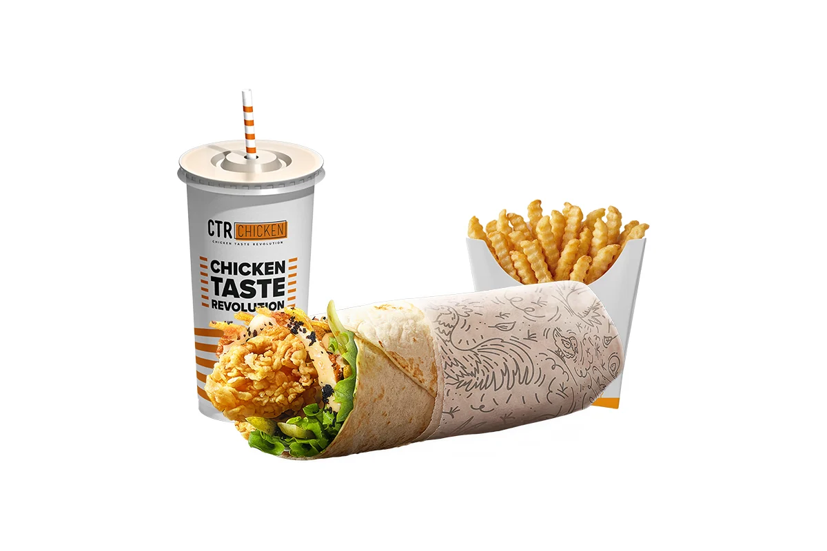 Fried Chicken Wrap Menu